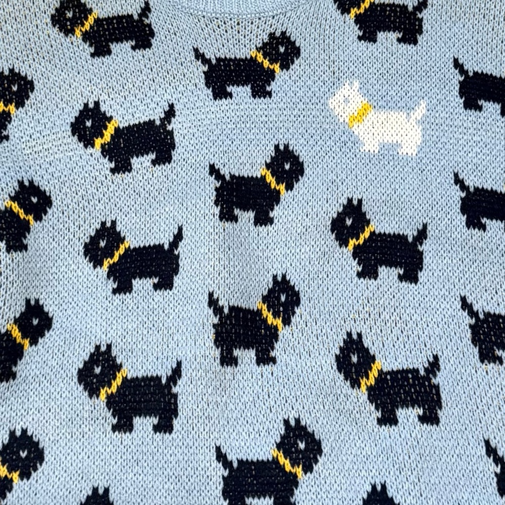 Stranger Things Scottie Dog Sweater From No Boundaries Size: XS (0-2) - Picture 2 of 3